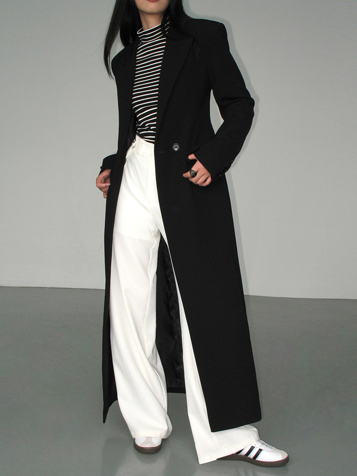 Sharp & Chic Blazer Coat