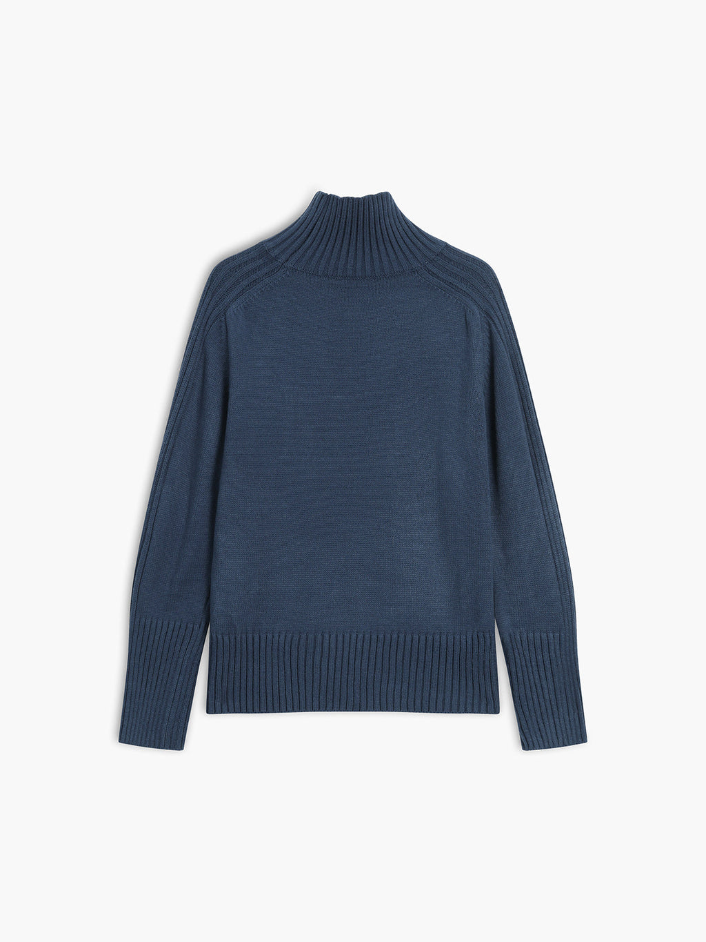 Warm Embrace Solid High Neck Knit Sweater