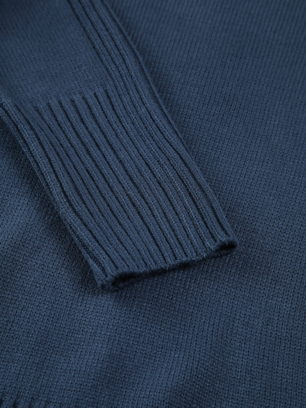 Warm Embrace Solid High Neck Knit Sweater