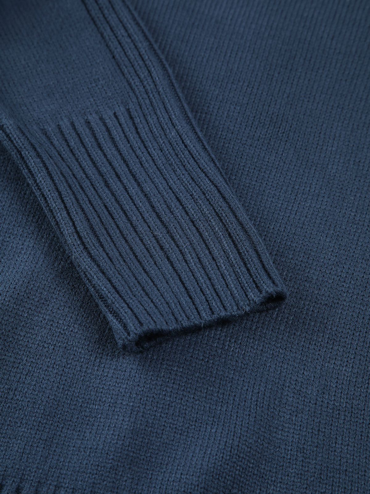 Warm Embrace Solid High Neck Knit Sweater
