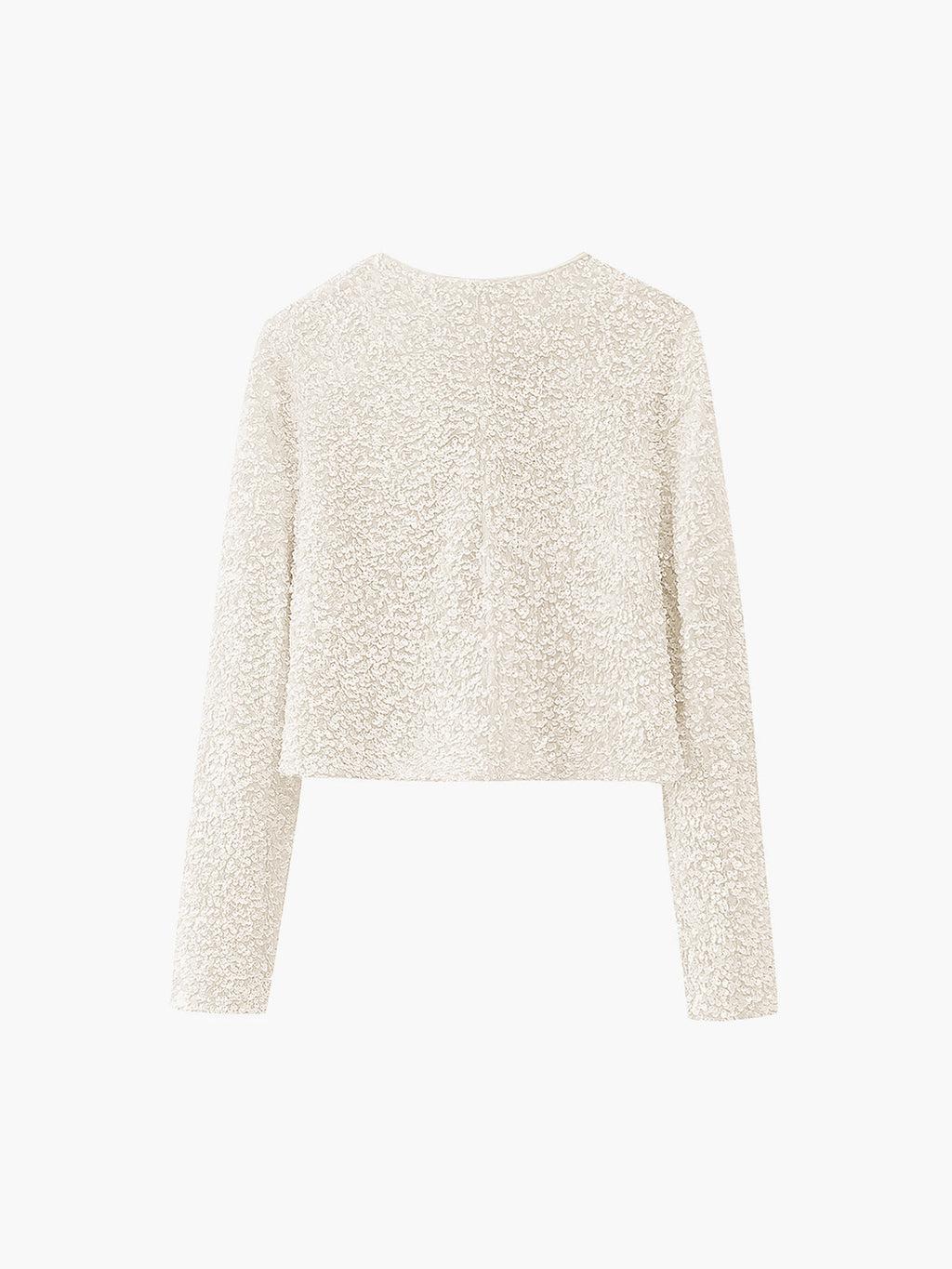 Bow & Glow Sequined Velvet Bowknot Jacket