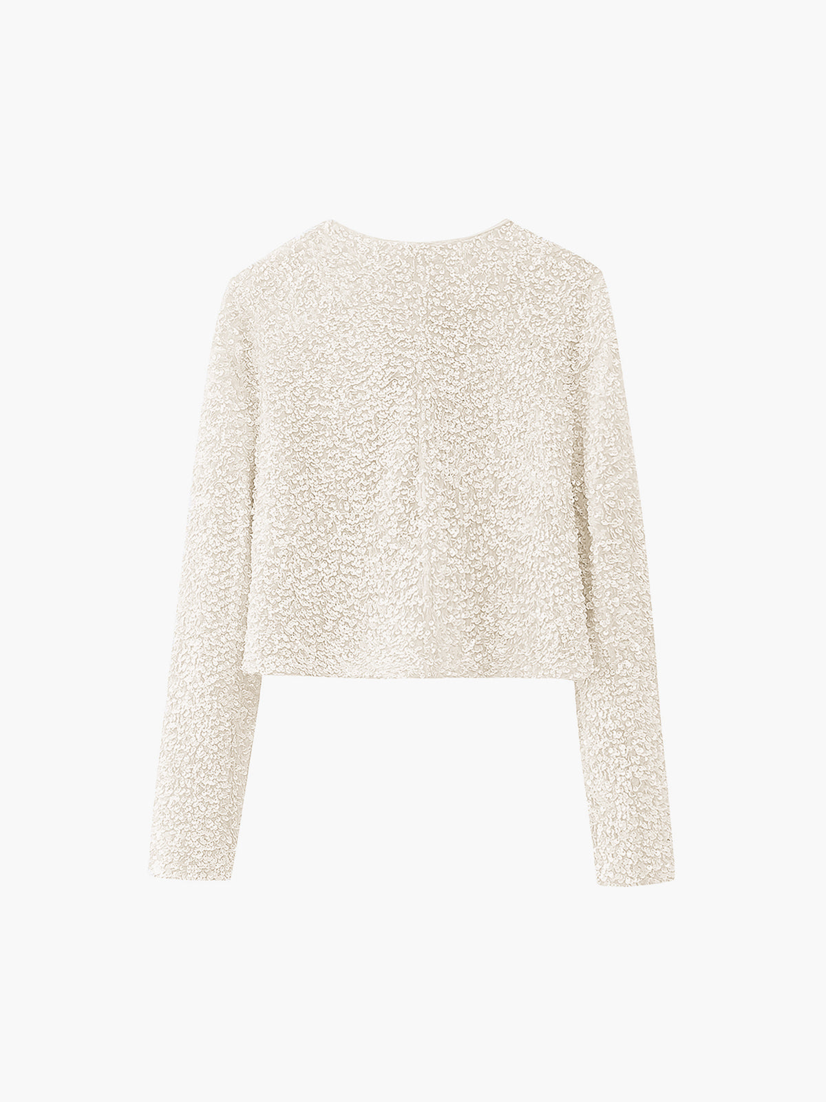 Bow & Glow Sequined Velvet Bowknot Jacket
