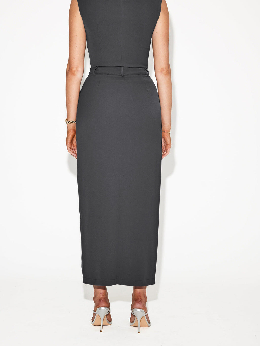 The Divide Split-Front Midi Skirt