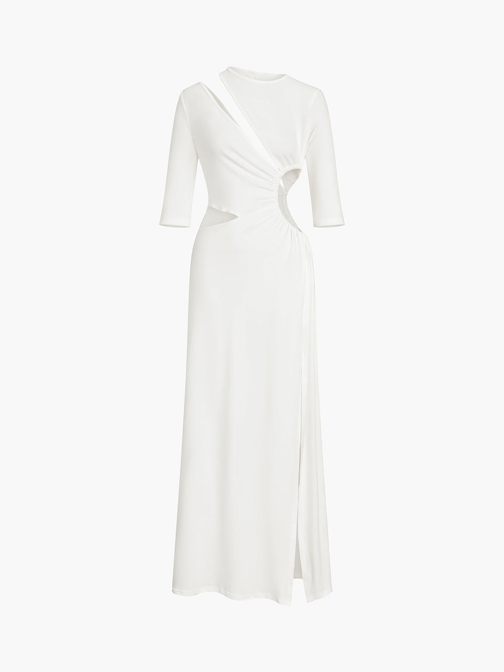 Palisade Cut Out Split Knit Maxi Dress