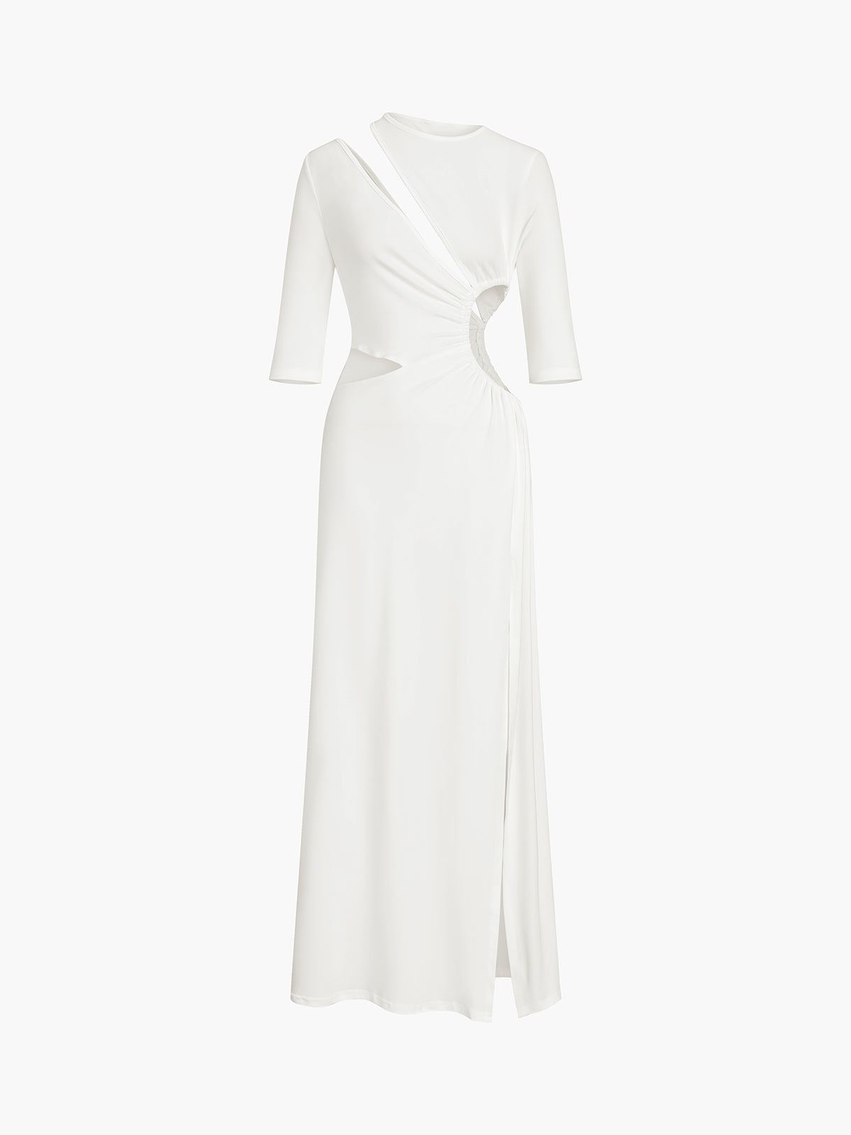 Palisade Cut Out Split Knit Maxi Dress