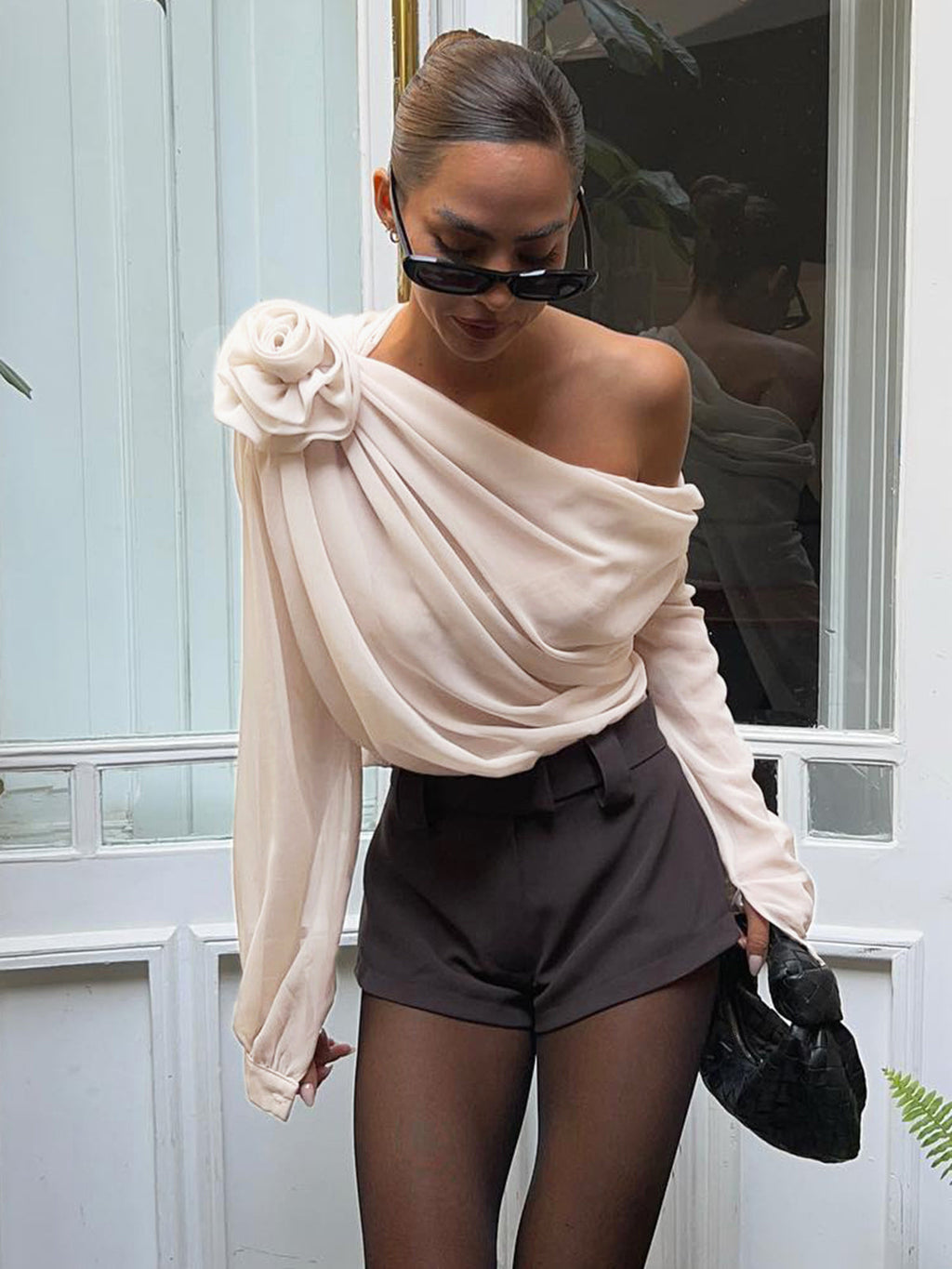 Her Arrival Stylish One Shoulder Blouse