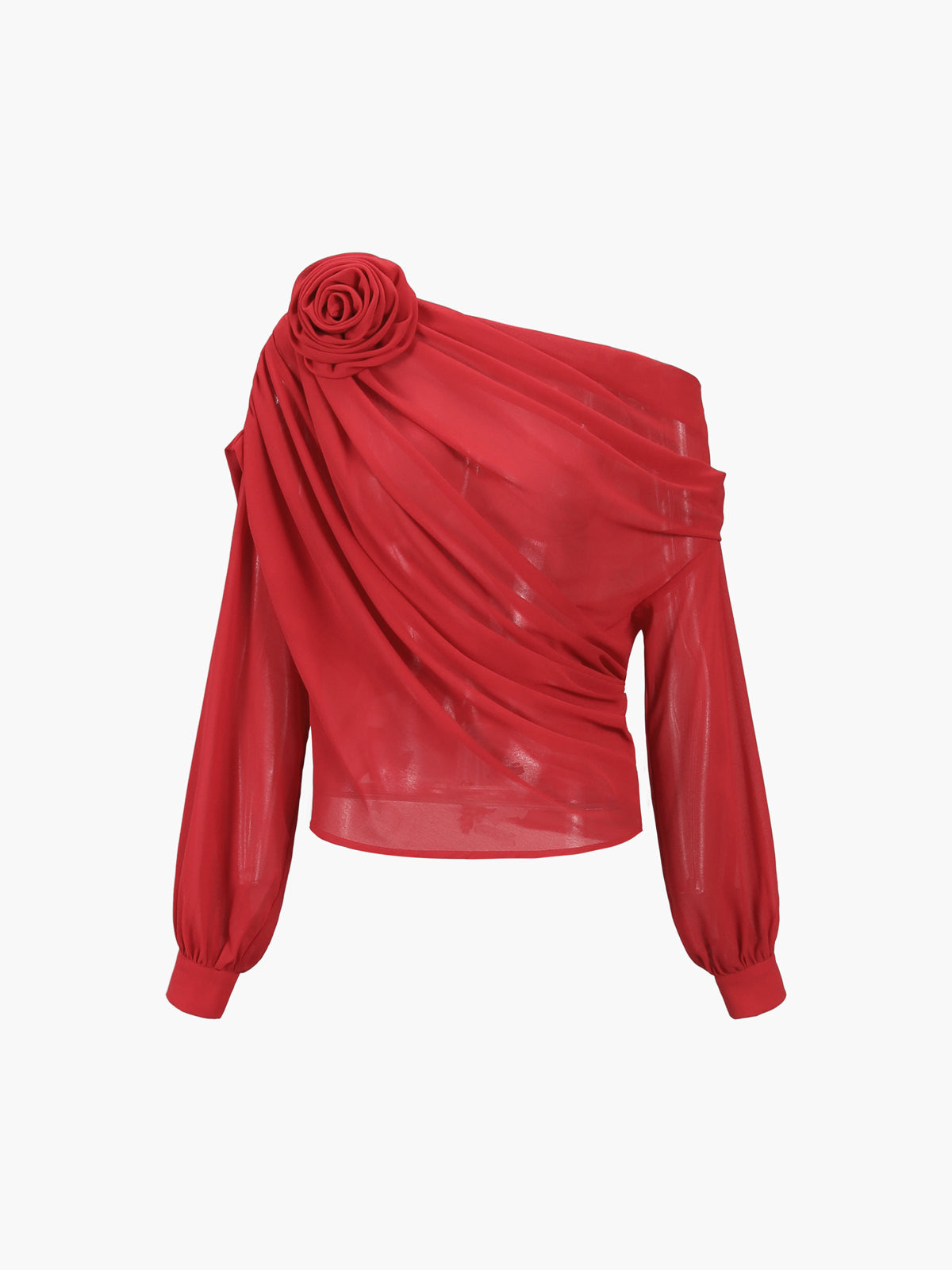 Her Arrival Stylish One Shoulder Blouse