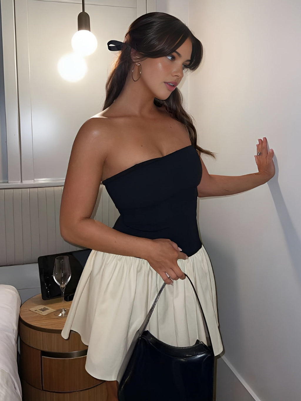 My Baby Chic Backless Short Dress