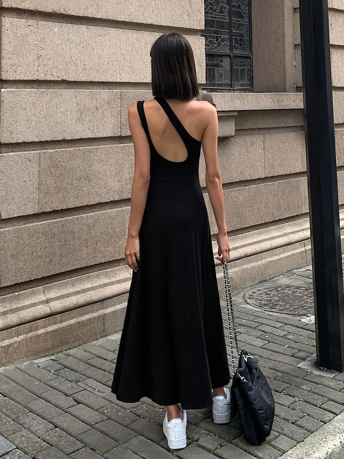 My Secret Cutout Backless Long Knit Dress