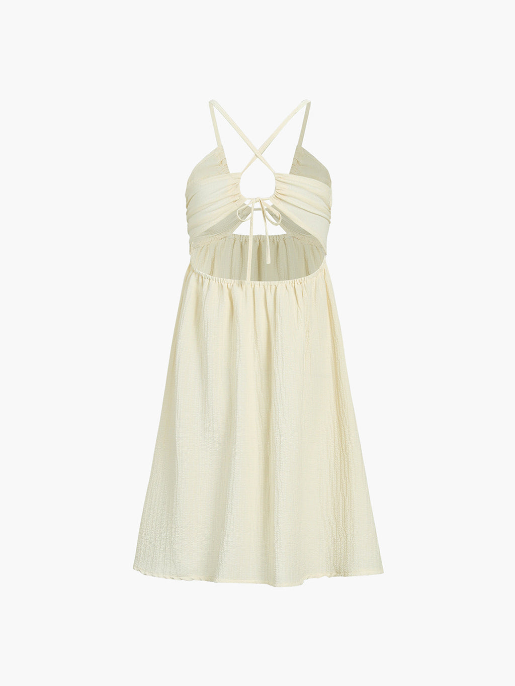 Tiara Backless Split Midi Dress