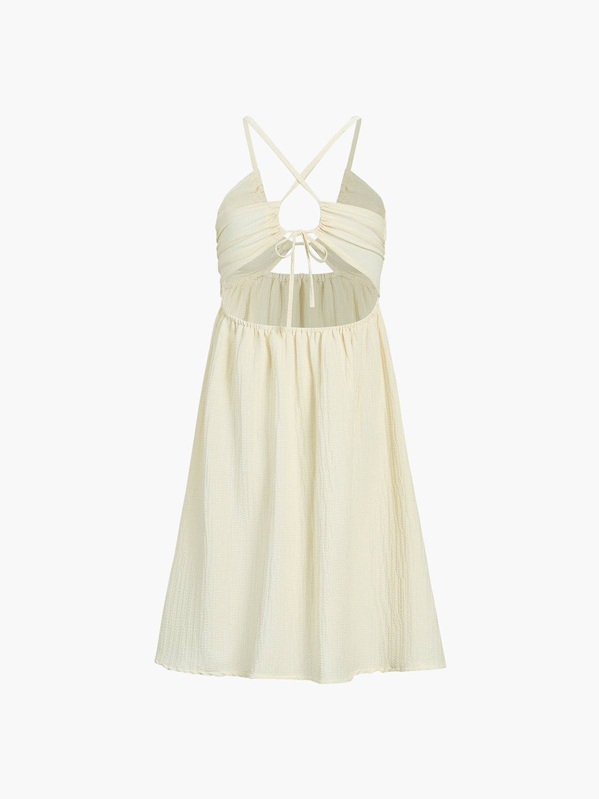 Tiara Backless Split Midi Dress