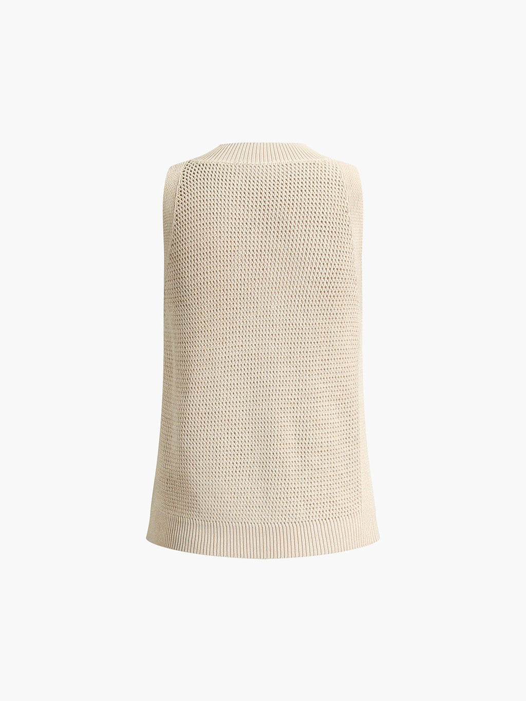 Breathe Easy Knit Hollow Tank Top