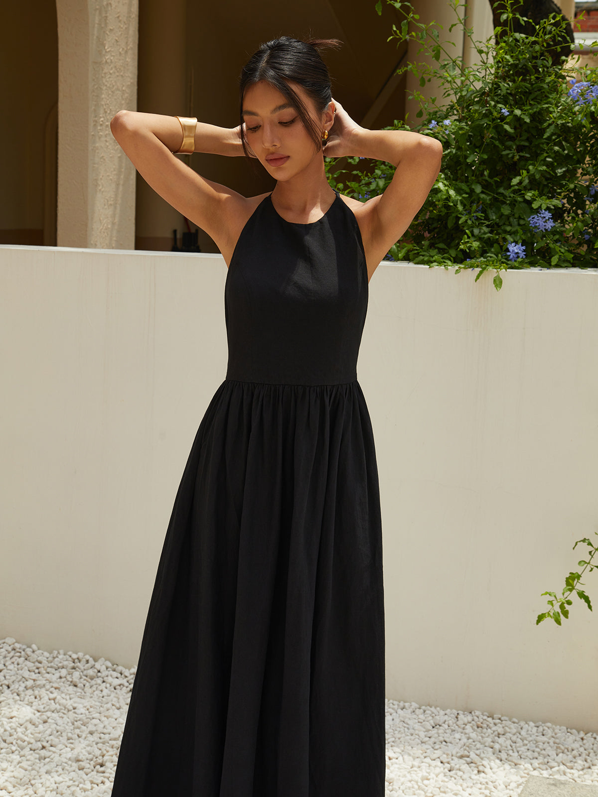 Endless Summer Solid Chic Long Dress
