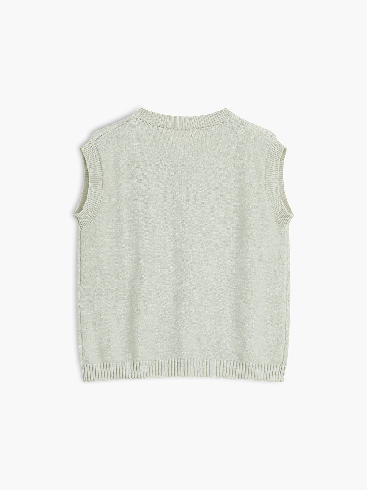 Weekend Ready Button-Up Sweater Vest