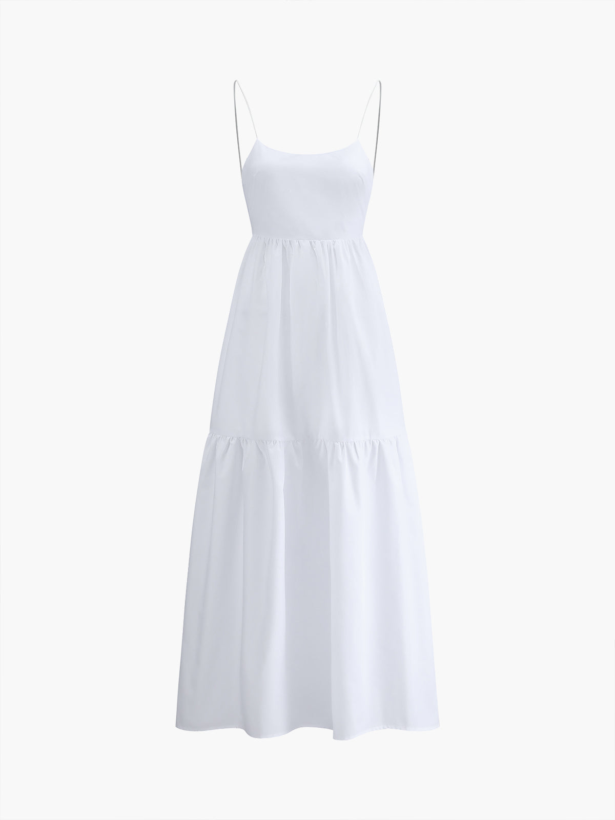 Bare Beauty Solid Backless Long Dress