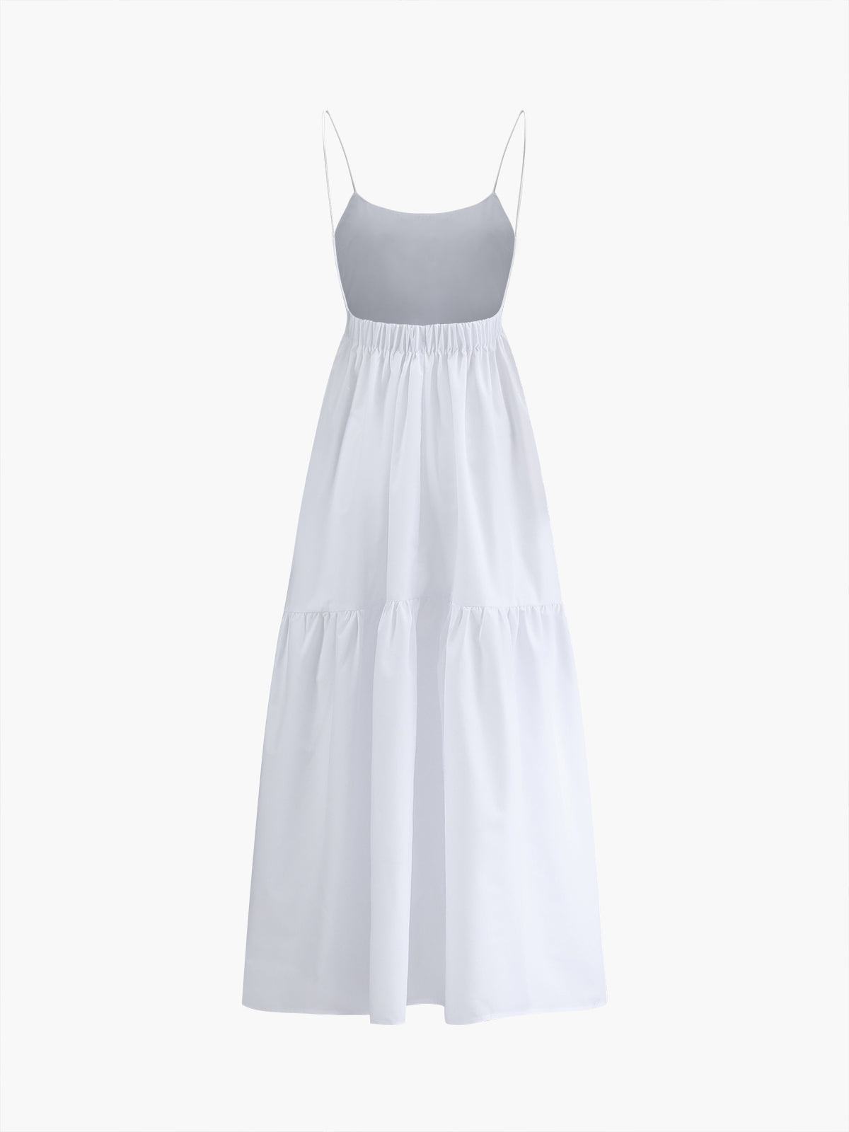 Bare Beauty Solid Backless Long Dress