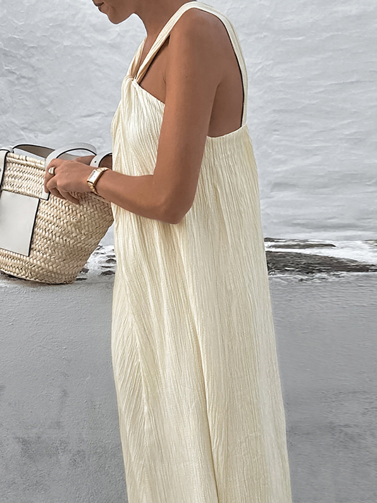 Ivory Coast Chic Long Dress