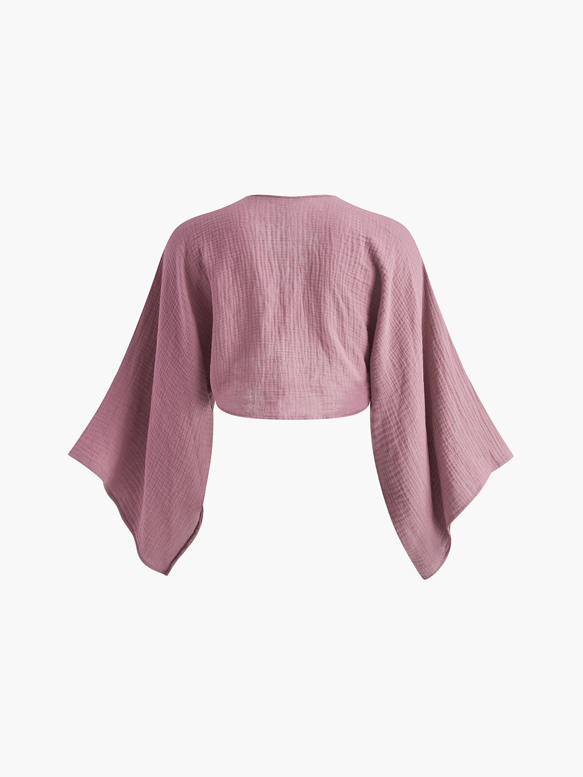 Morning Bloom Long Sleeve Cropped Blouse