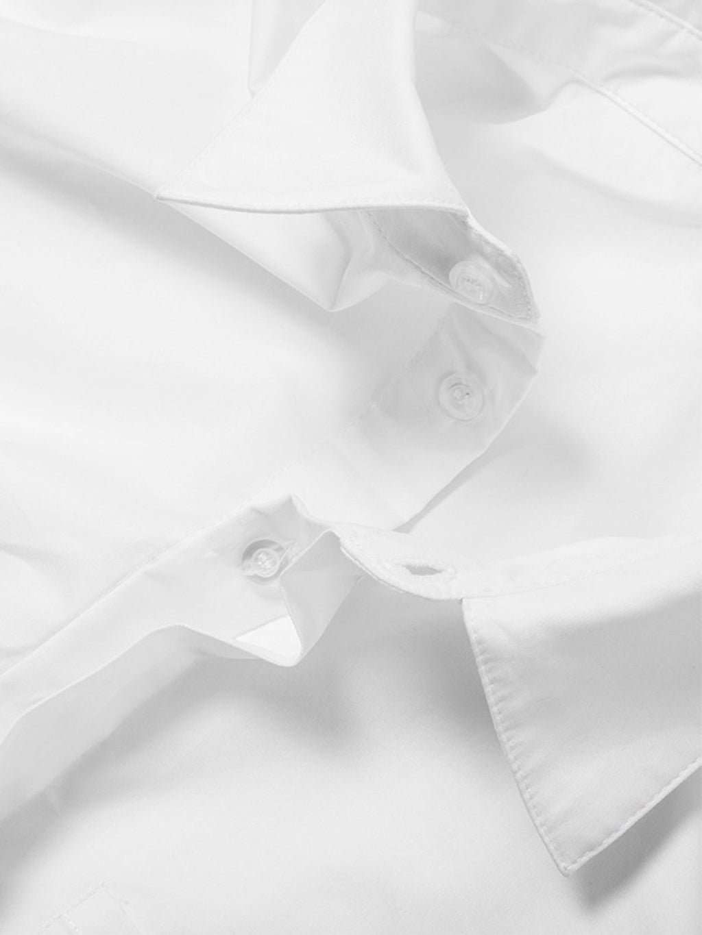 Breezy Crop Asymmetrical Shirt