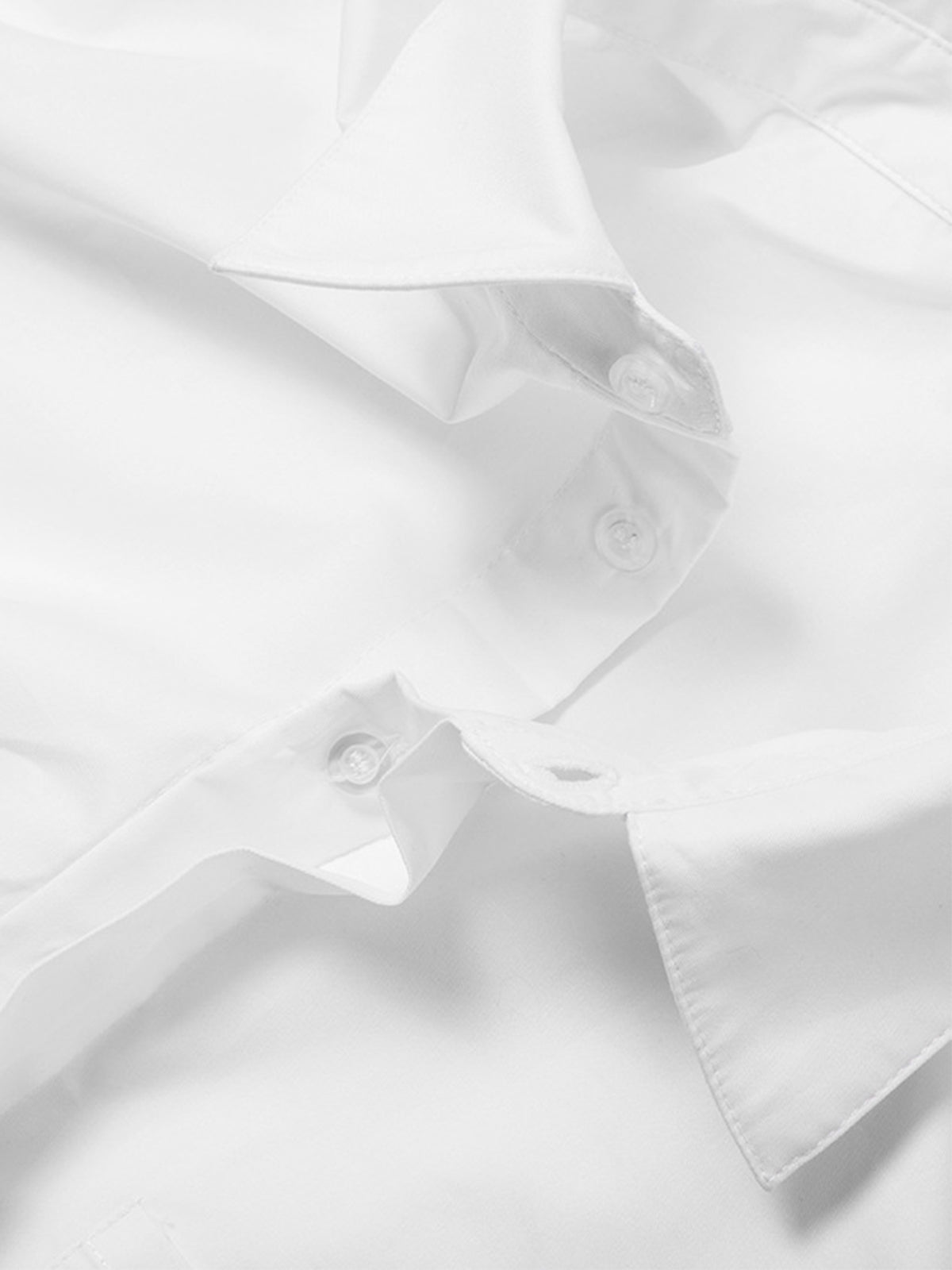Breezy Crop Asymmetrical Shirt