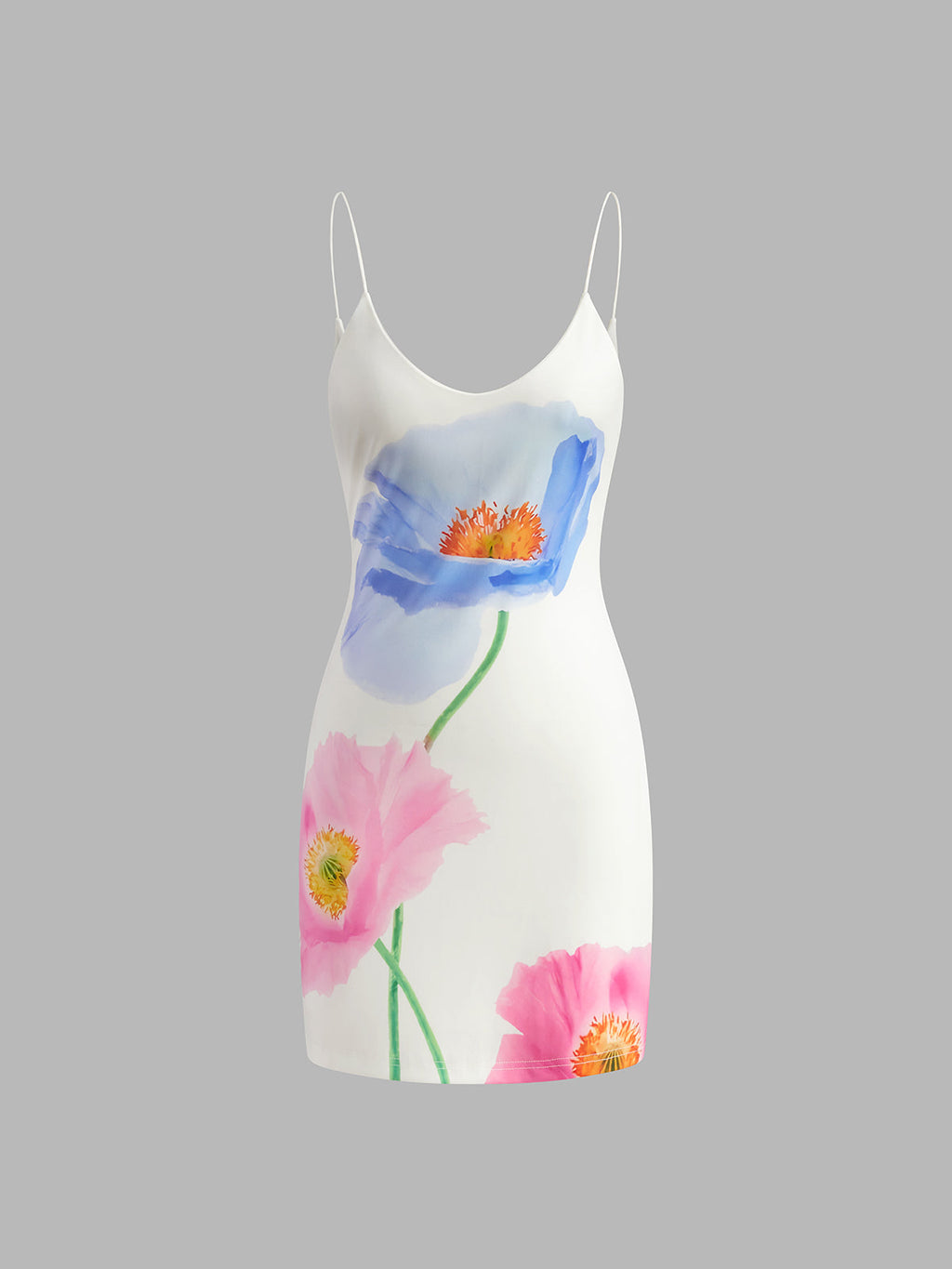 Bloom & Flow Backless Floral Short Dress
