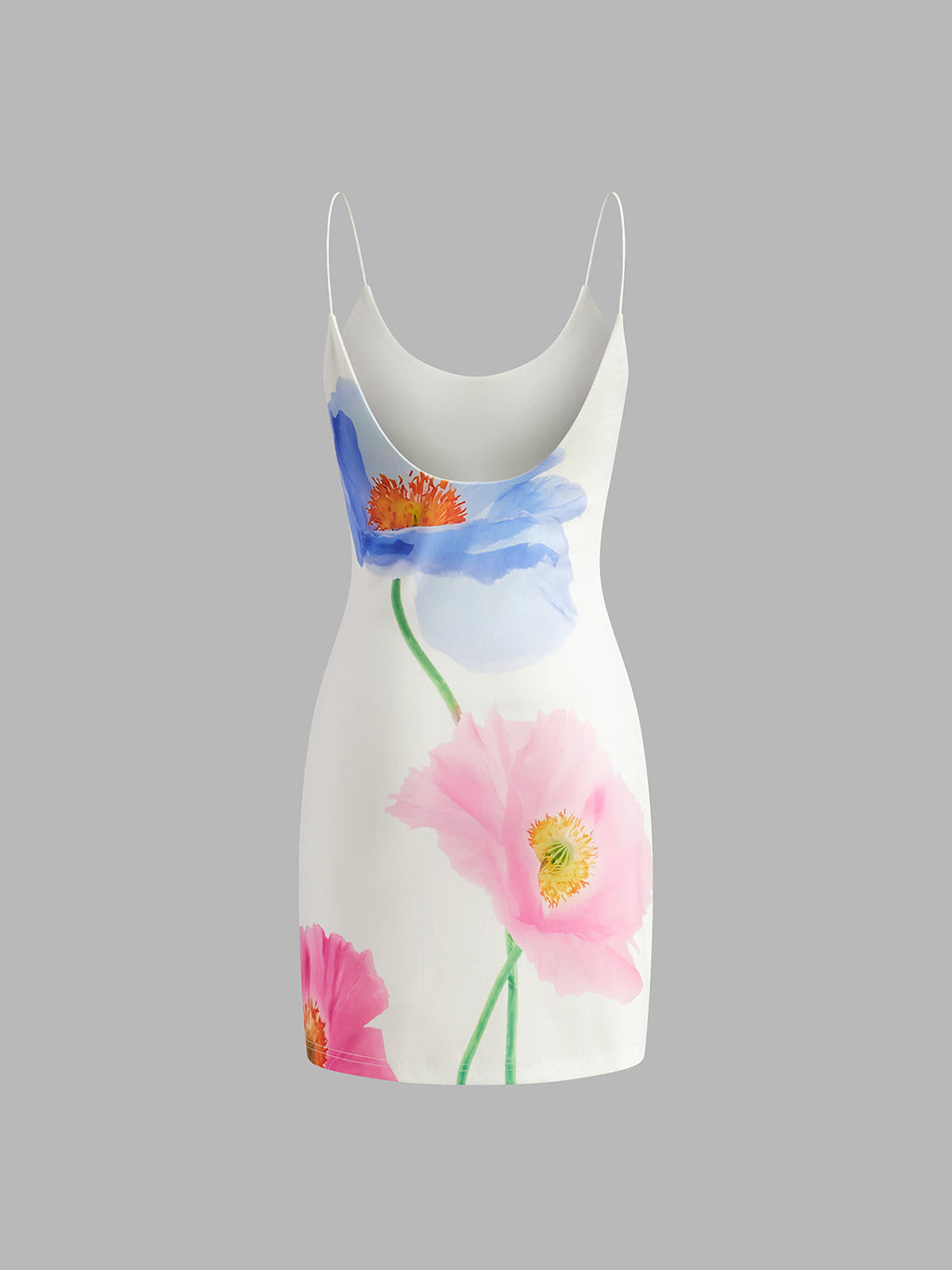 Bloom & Flow Backless Floral Short Dress