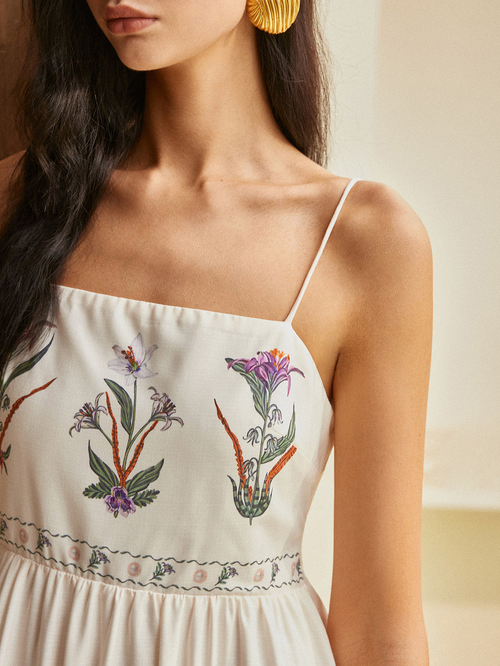 Garden Hour Backless Floral Dress