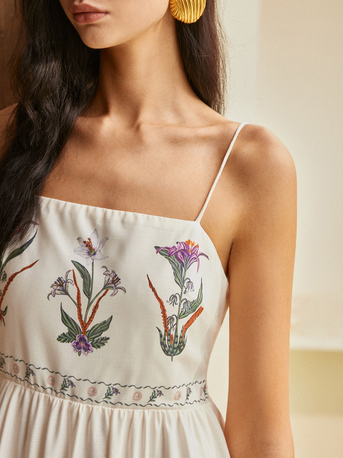 Garden Hour Backless Floral Dress