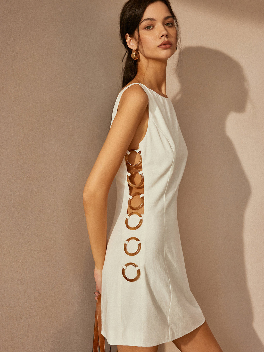 Raven O-Ring Chic Sleeveless Dress
