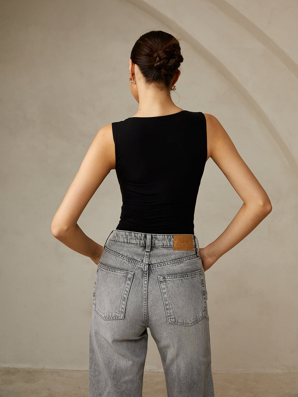 Breezy Casual Plain Strappy Top