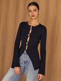 Bougee Boutique Button Knit Top