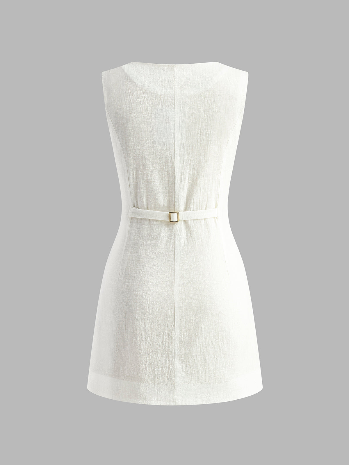 Fresh Life Button-Front Short Dress