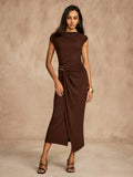 Soft Era Draped Dress