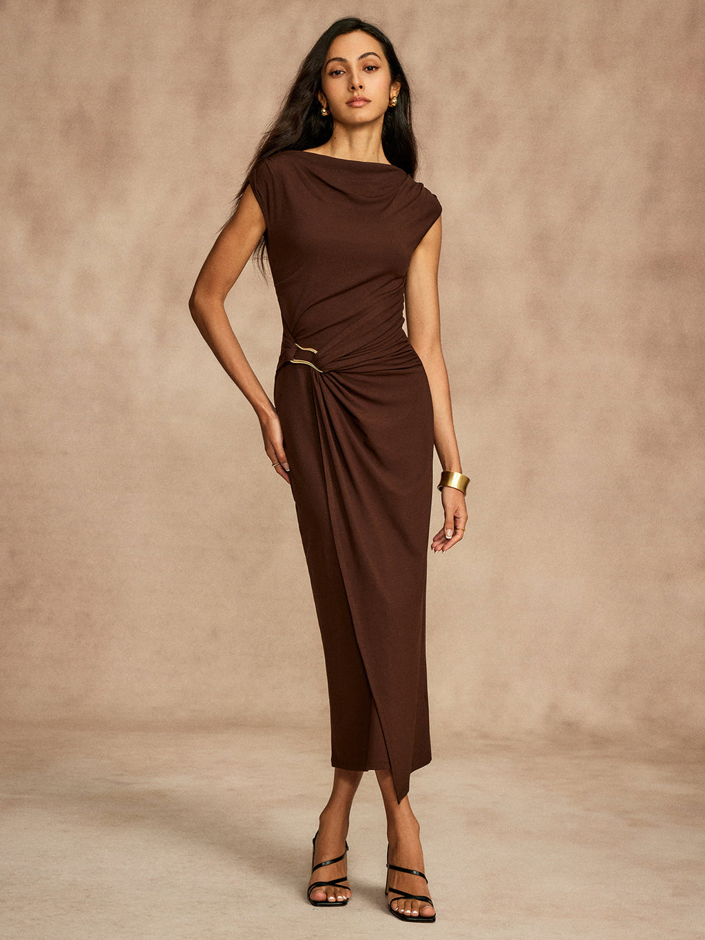 Soft Era Draped Dress