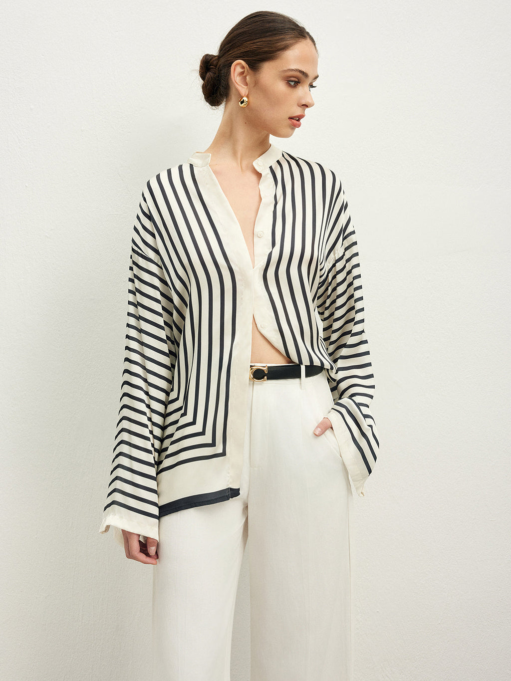 Satin Dreams Upscale Cozy Blouse