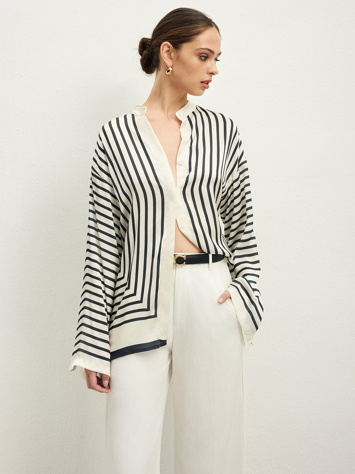 Satin Dreams Upscale Cozy Blouse