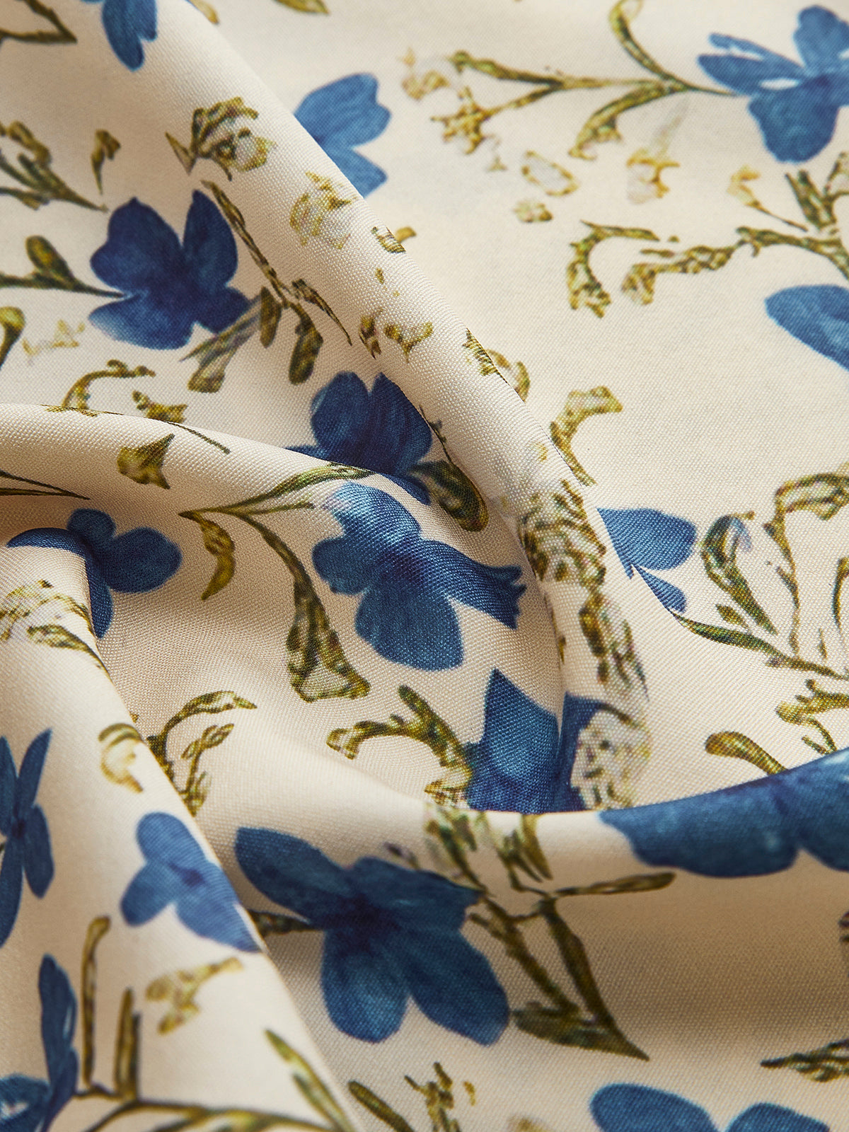 Floral Print Trendy Long Dress