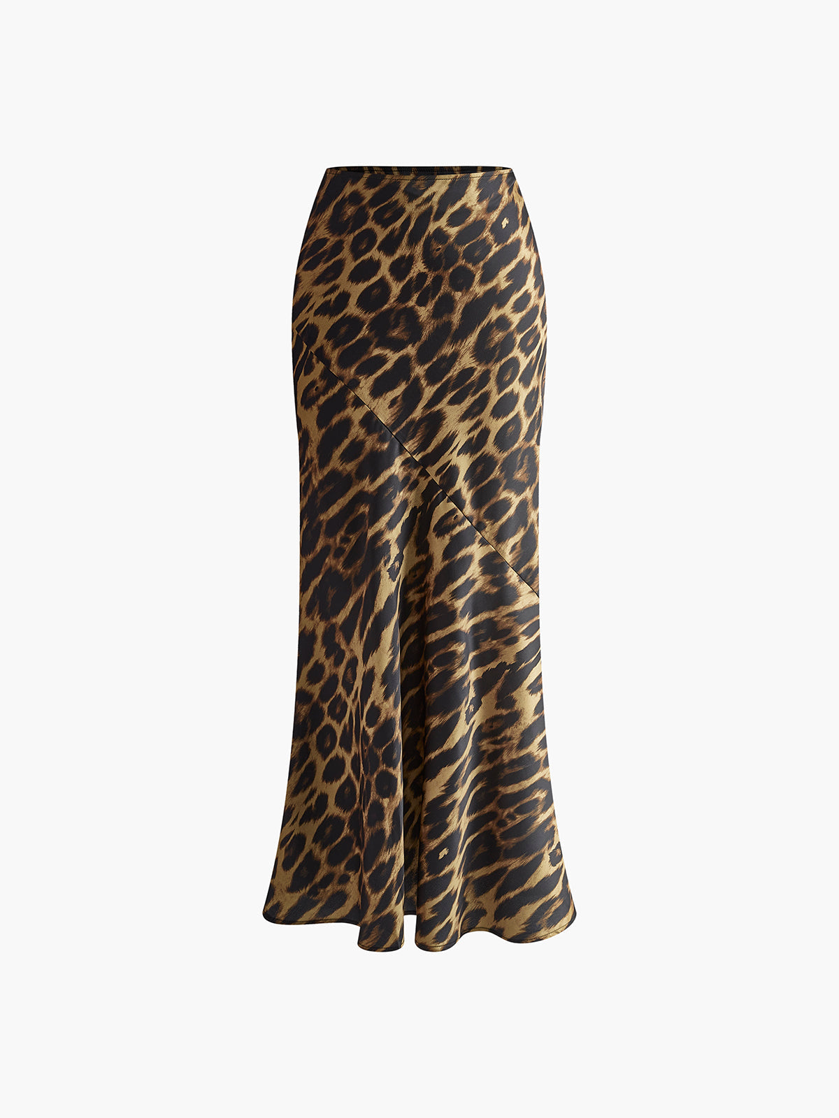 Wild Thing Slim Leopard Print Maxi Skirt