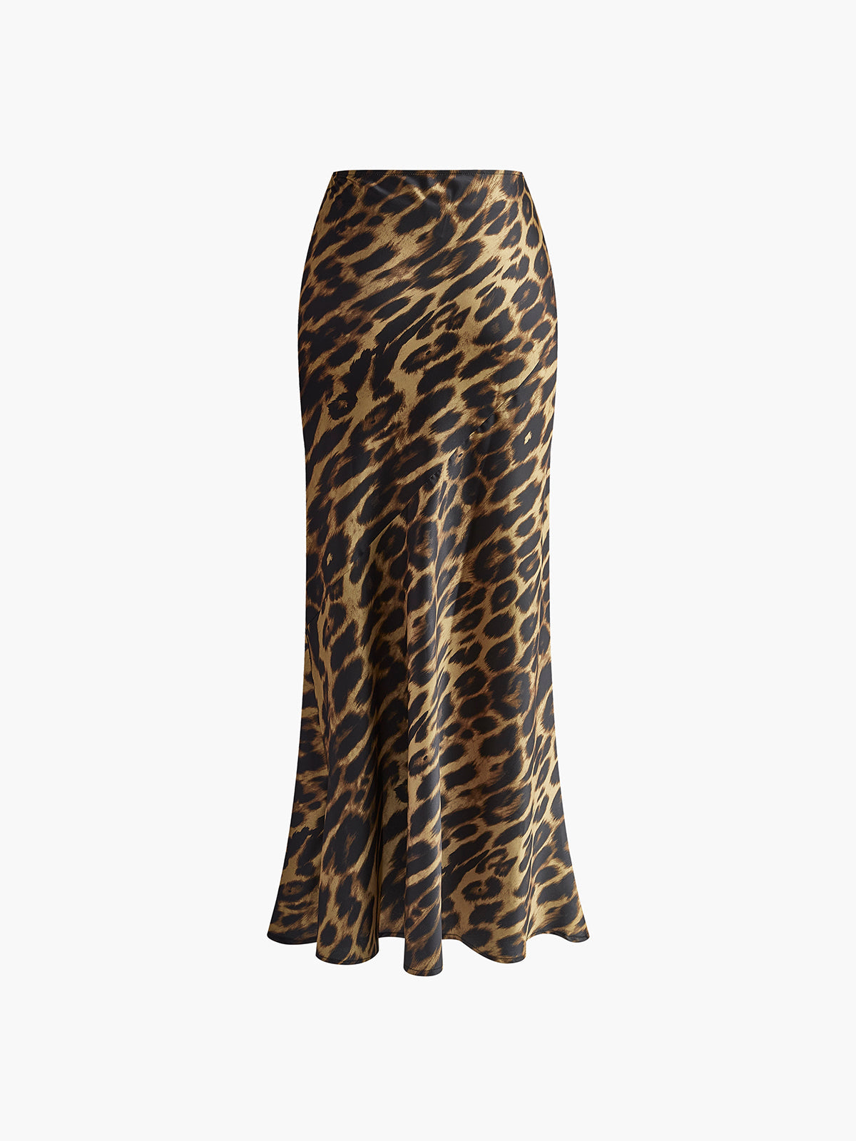 Wild Thing Slim Leopard Print Maxi Skirt