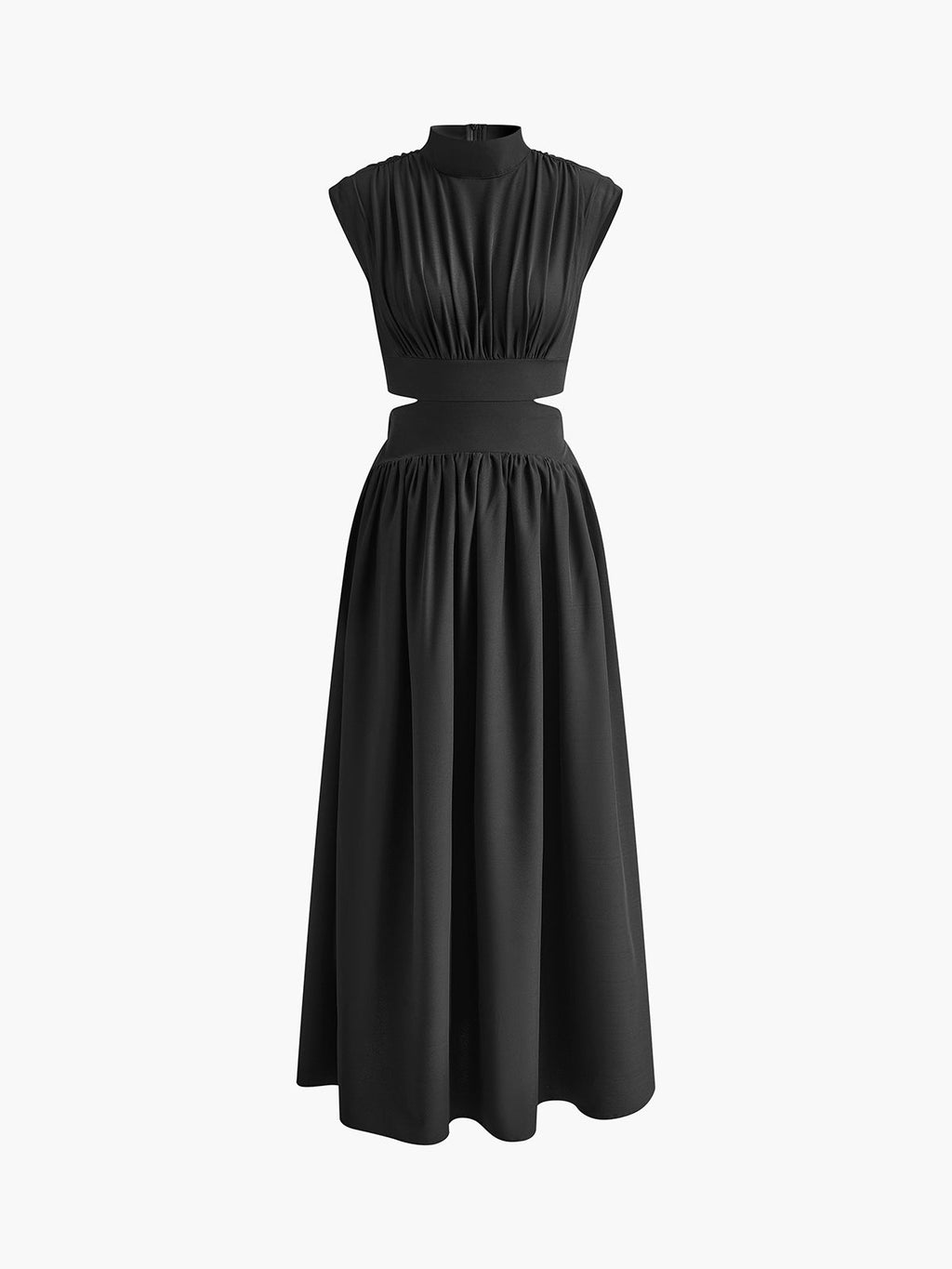 Ellie Mock Neck Comfortable Long Dress