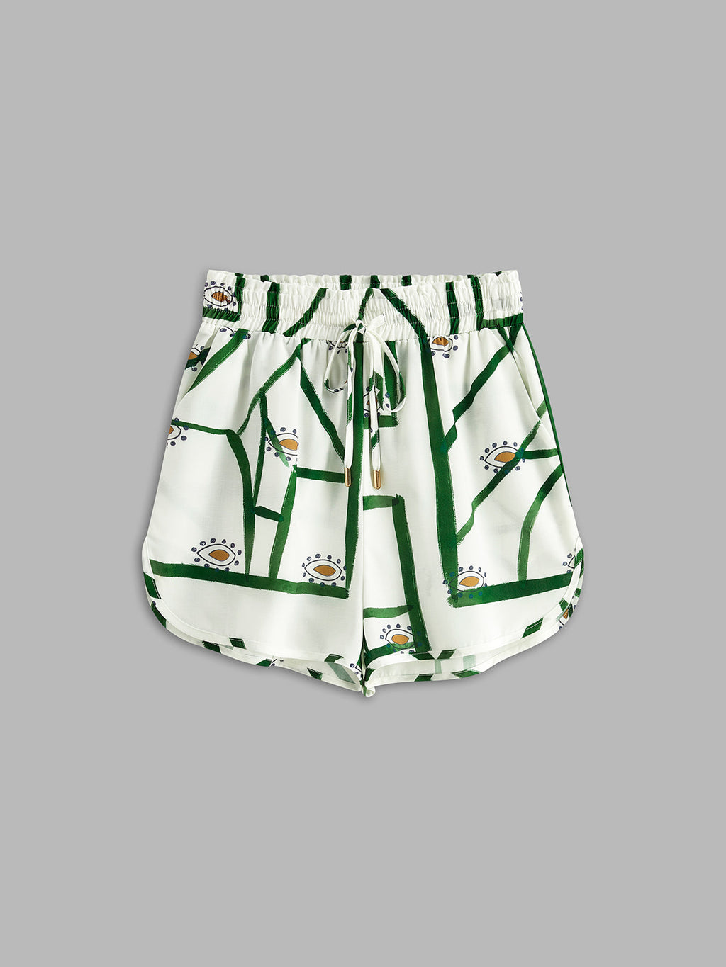 Cozy Casual Drawstring Shorts Set