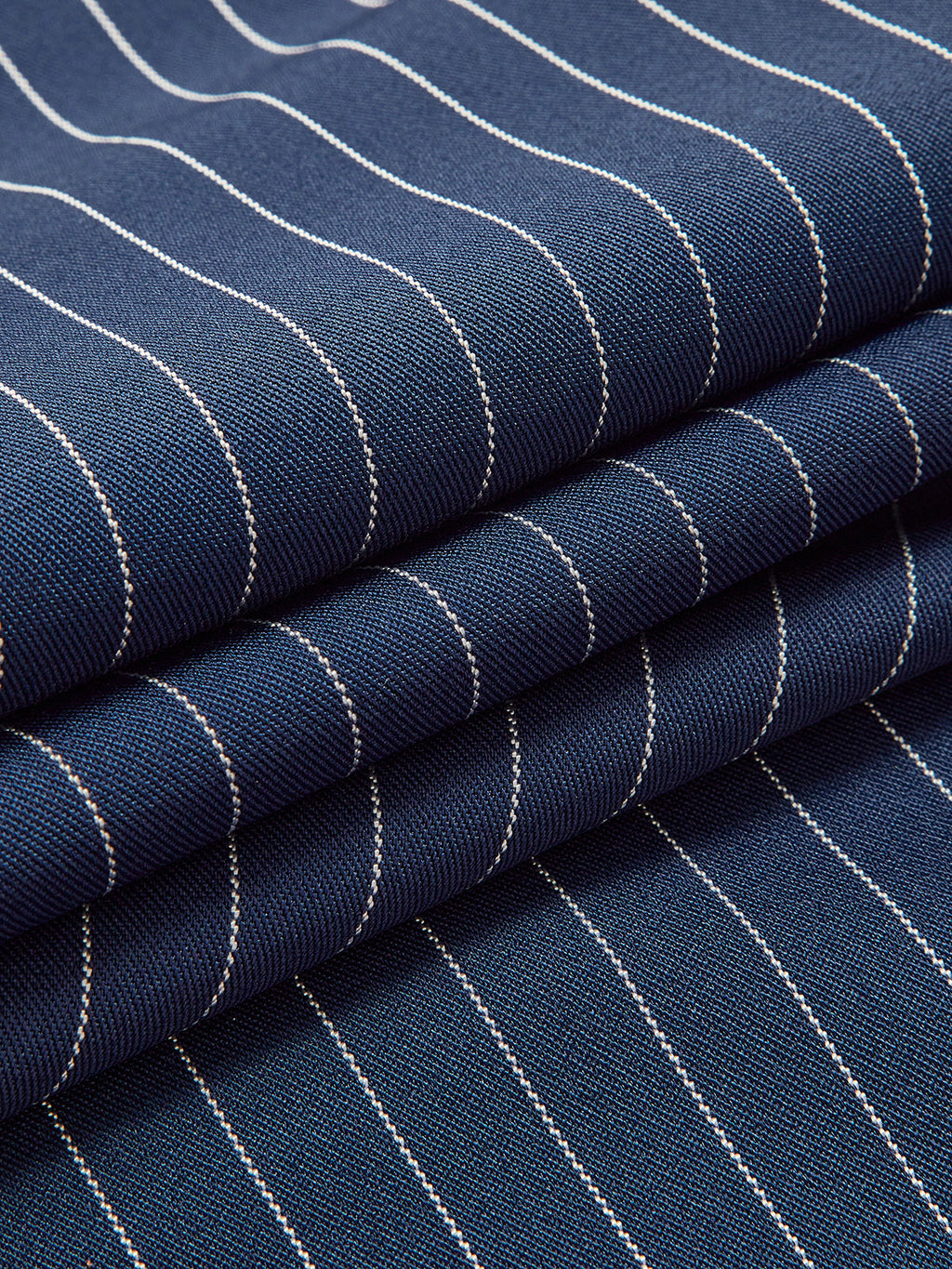 Sharp Dressed Pinstripe Pleated Wide-Leg Pants