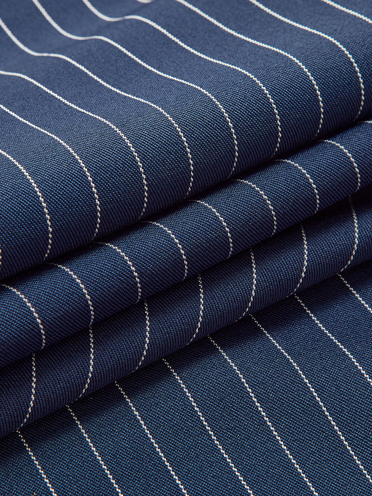 Sharp Dressed Pinstripe Pleated Wide-Leg Pants