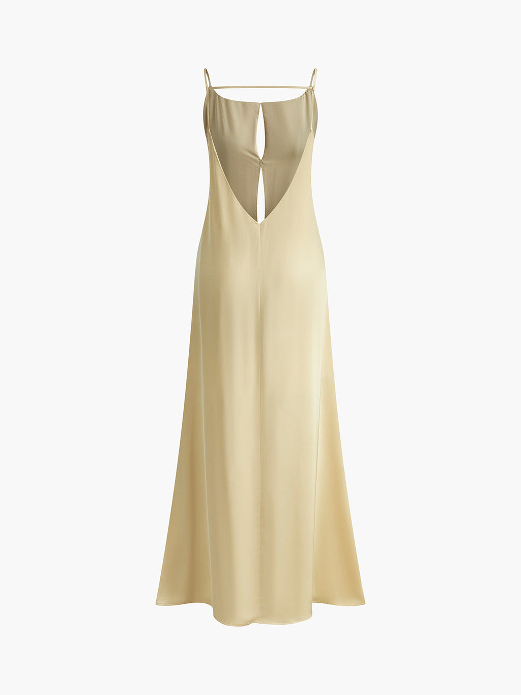 Getaway Girl Backless Satin Long Dress