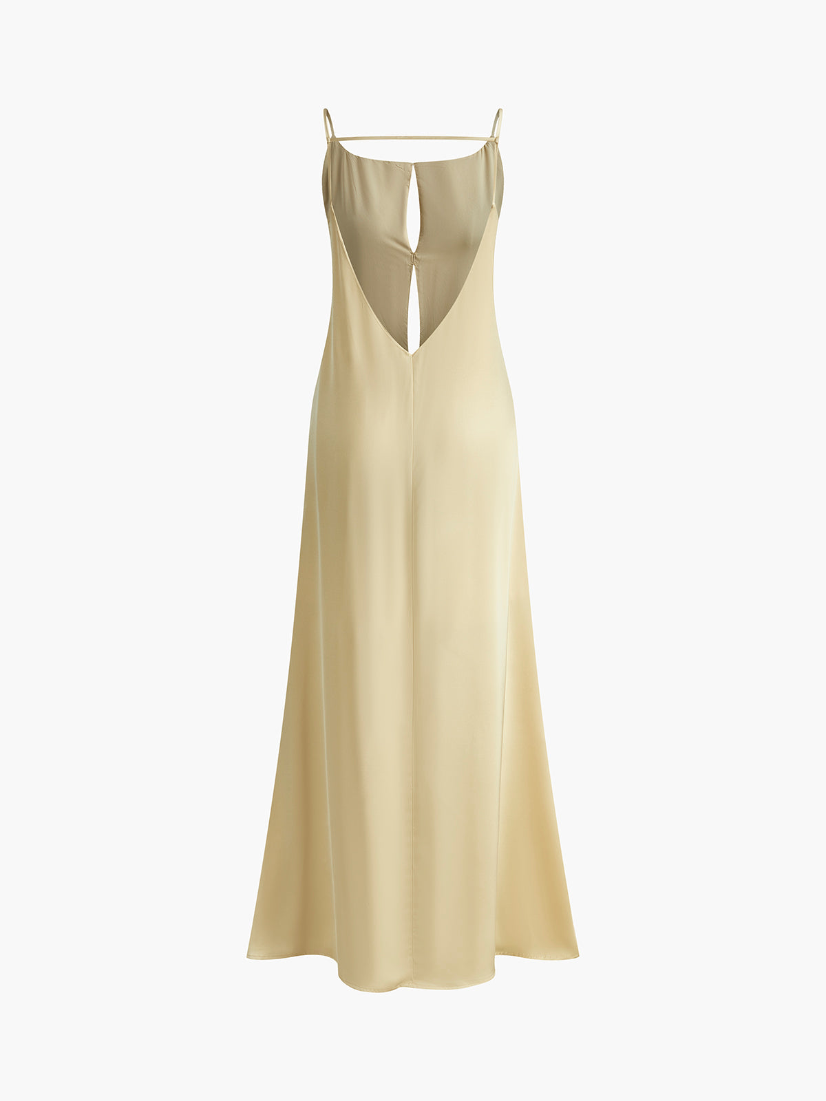 Getaway Girl Backless Satin Long Dress
