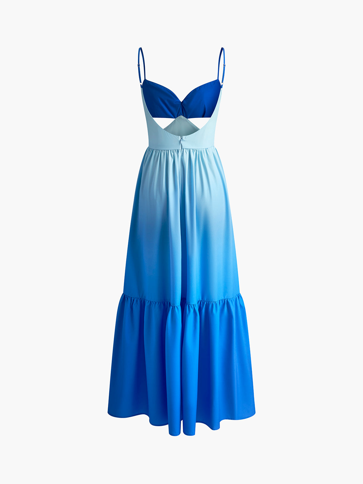 Allure Backless Cutout Cami Long Dress