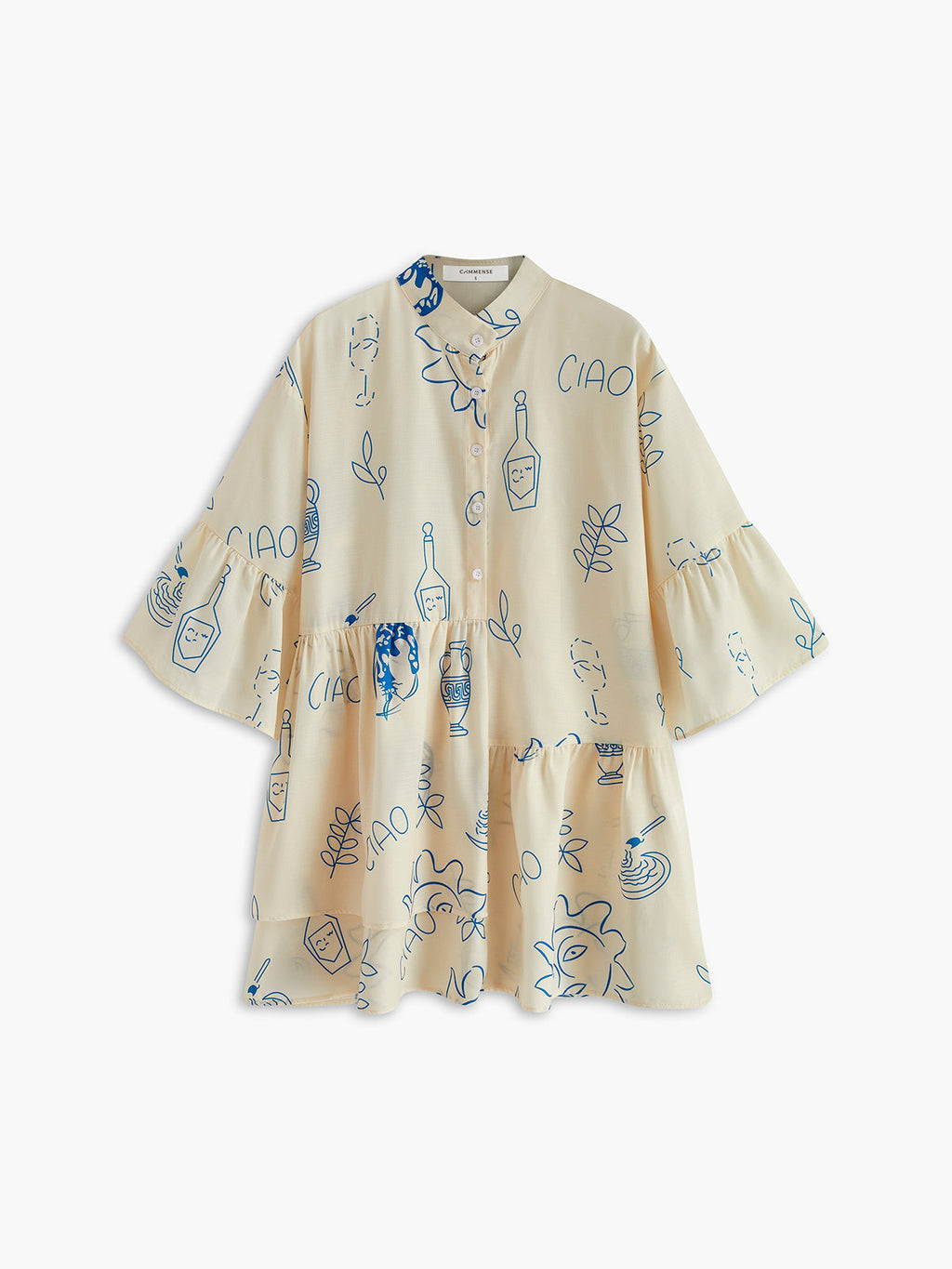 Sun Daze Oversized Sun Print Short Dress