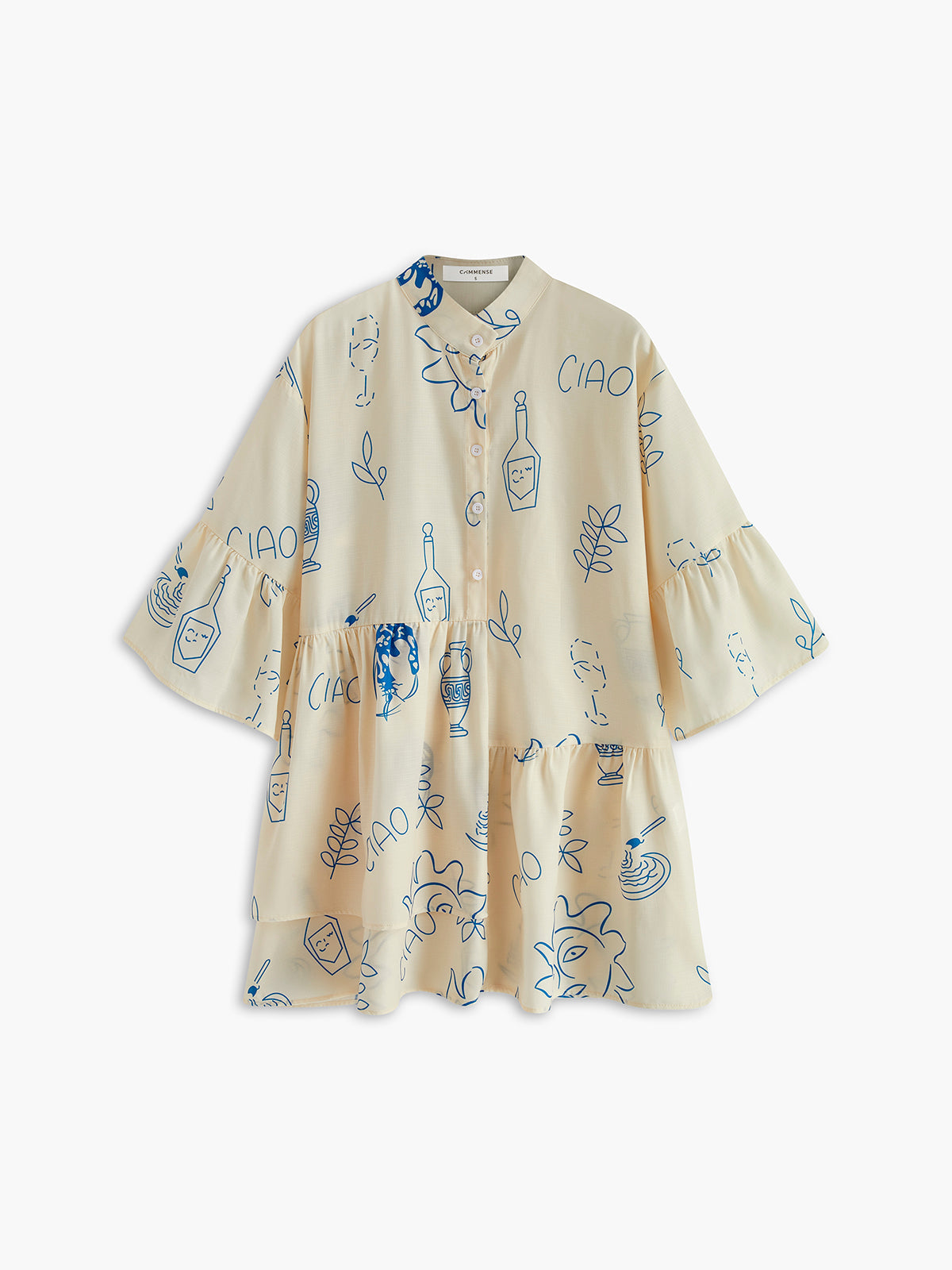 Sun Daze Oversized Sun Print Short Dress