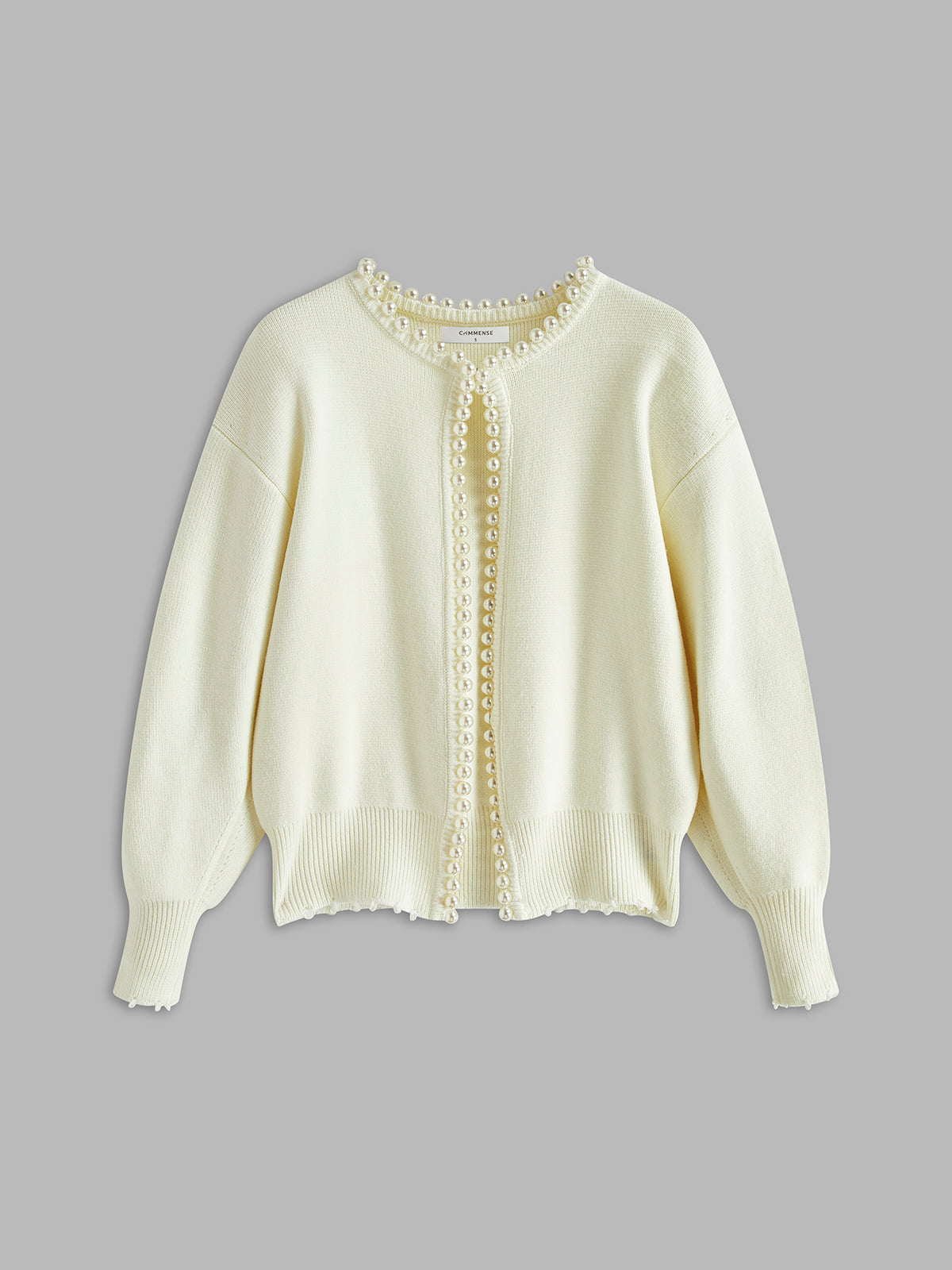 Pretty Edge Distressed Hem Cardigan