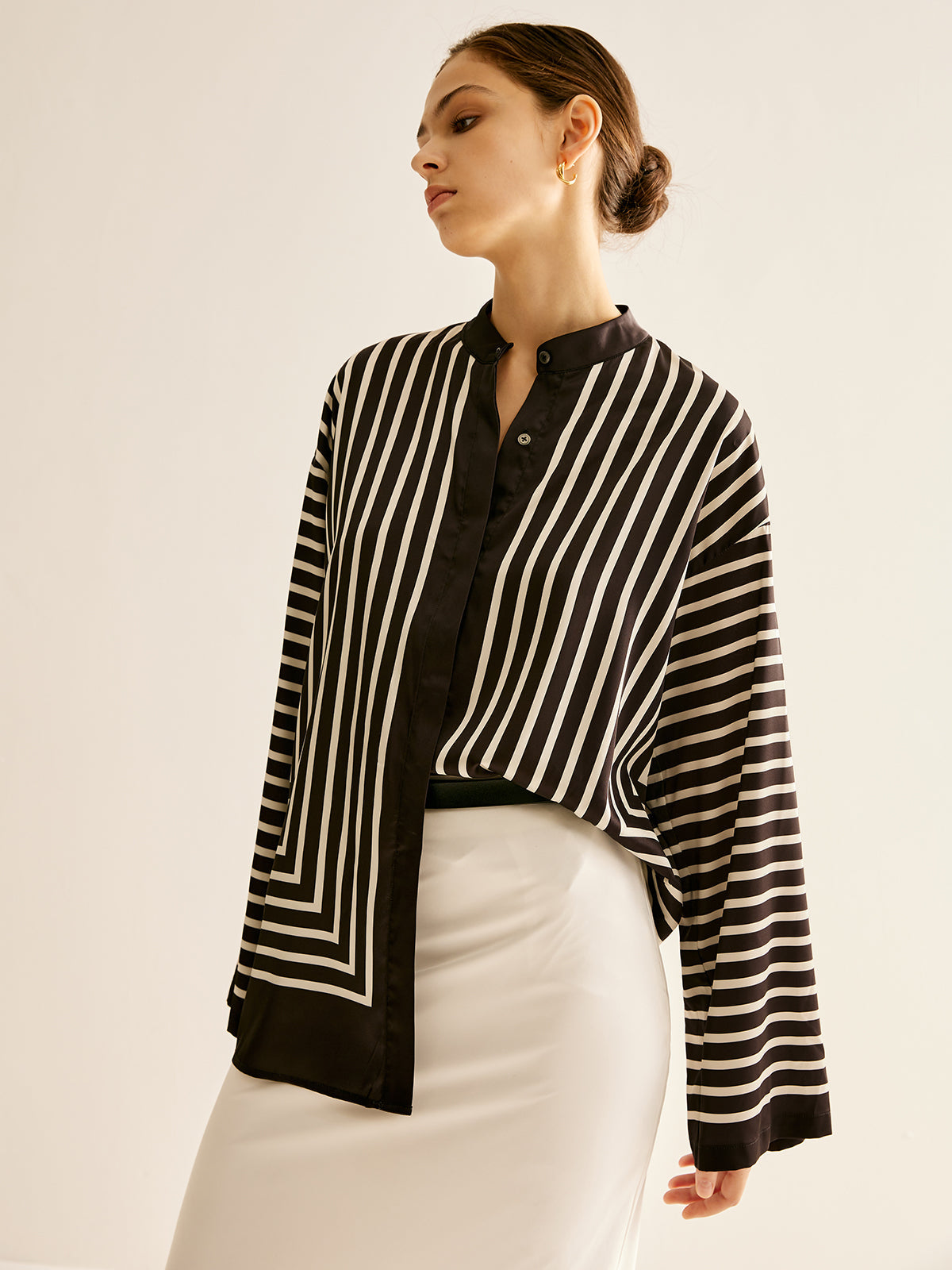 Satin Dreams Upscale Cozy Blouse